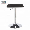 Factory direct price  Adjustable Height ABS Black Plastic Bar Table