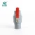 Import Factory direct red stainless steel handle pvc ball valve from China