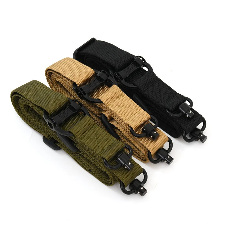 Factory direct sale Rifle Gun Tactical Sling Adjustable  Spring Rope sling gun sling