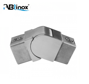Factory Direct Stainless Steel 4 Way 90 Degree Corner 40mm Square Tube Connectors Square Pipe Connector