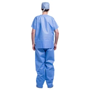 Factory Hot Selling Products Customized Safety High Quality PP Patient Gown With Sleeves