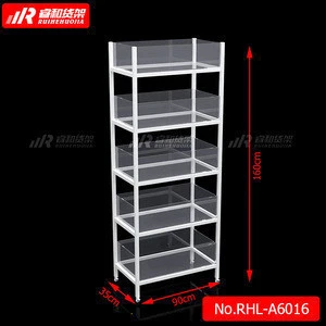 Factory price 600x350x1600mm 5 layers supermarket product store display rack