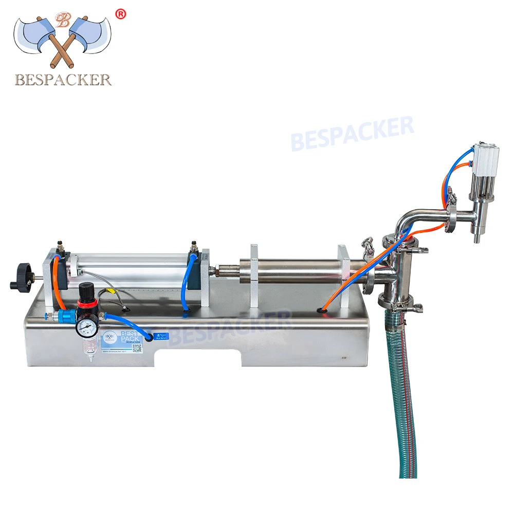 Factory price semi auto high accuracy viscous water bottle filler liquid filling machine