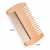 Import Factory promotional gift Double-Sided Wooden Comb Beard Hair Mustaches Massage Comb Anti Static Fine And Coarse Teeth comb from China