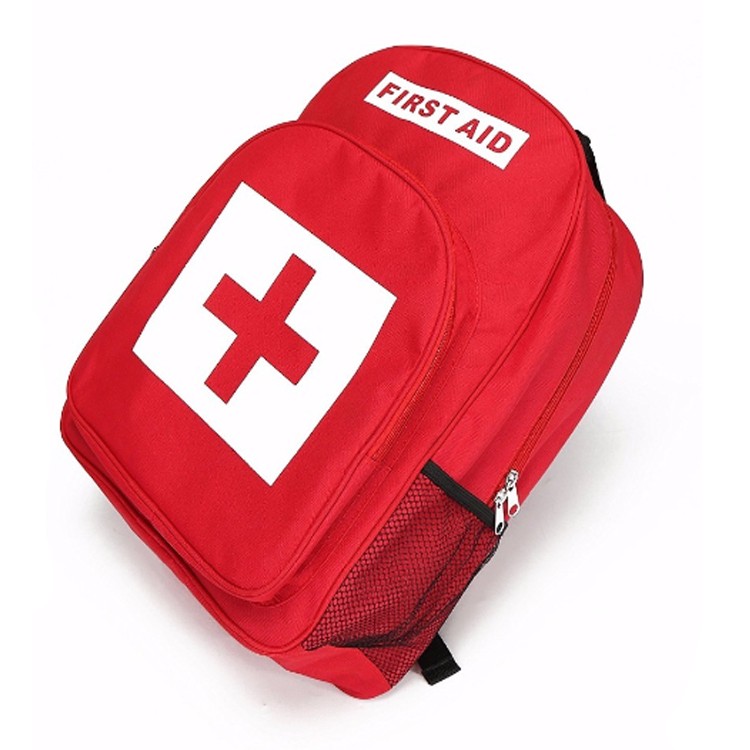 Factory Promotional Outdoor Emergency Medical First Aid Kits Bag Backpack