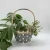 Import Factory supplies decorate round flower wicker willow rattan empty gift garden flower basket with handles from China