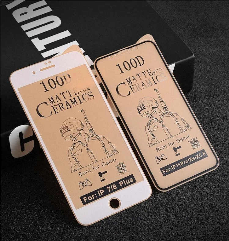 Factory Supply 100D Tempered Glass Ceramics Matte Film 9H Nano Glass Privacy Screen Protector For iPhone 12 11 Pro Max XS Max XR