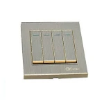 Factory supply 4gang 1 way 16A 250V wall switch
