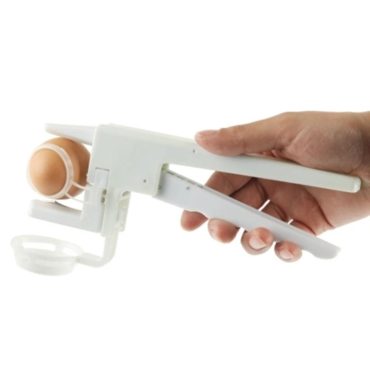 Factory Wholesale Custom Logo Kitchen Tool Egg White Yolk Separator Plastic Handheld Easy Egg Cracker