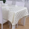 Factory Wholesale Hotel Restaurant Banquet Party Table Linens Wedding Damask Polyester Jacquard Tablecloth 60x84 Inch
