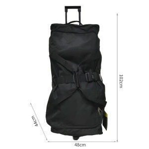 Factory wholesale outdoor luggage trolley travel bag handbags bag travelling golf bag travel cover