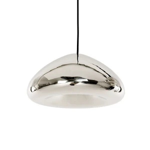 Fancy Round Glass Pendant Light Creative Void Indoor Drop Lighting