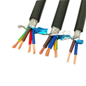 Far east rigid or flexible XLPE PVC Insulated copper wire braided shield control cable