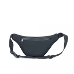 Fashion black neoprene bumbag fanny pack belt waist bag