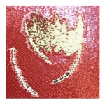 fashion champagne double sided two-tone sequin reversible embroidery net fabric