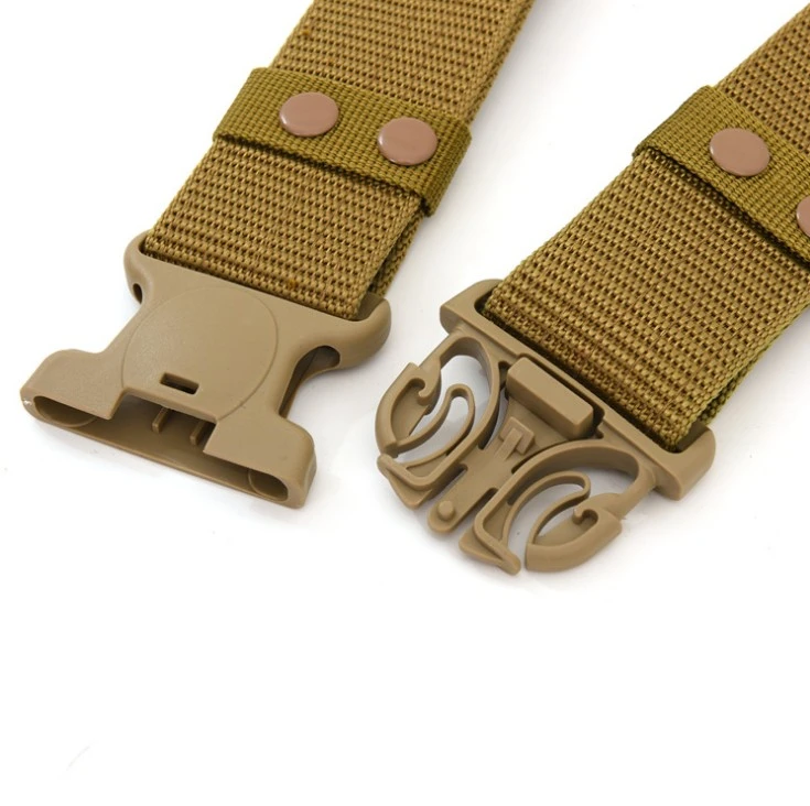 Fashion Military Waist Belt Webbing Army Police Belt with Quick Release Buckle Men Black Green Custom Tactical Waist Belts