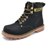Fashion Safety Shoes for Men Steel Toe Boots Leather Safety Boots Water Proof Stock