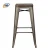 Import Fashion Vintage Industrial Metal Steel Bar Stools Extra Tall 30&#39; in Gunmetal/White/Copper from China