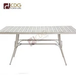 Fashionable banquet aluminum vintage garden table chair sets