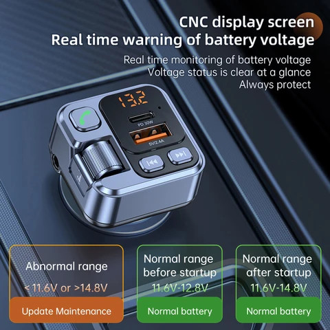 Fast Charging Dual USB Car Mobile Phone Charger Fm Transmitter Car MP3 Player car android player T16
