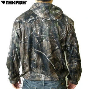 Fishing Clothes Camo Sunscreen Camouflage Hunting Clothing Fishing Military Uniform Waterproof And Breathable Jackets For Men
