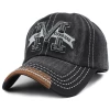 fishing snapback Cowboy New Fashion bones male black hat trucker caps for men hip hop youth leather