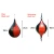 Import Fitness Training Speed Ball Punch Bag Inflatable Pu Pear Boxing Punching Ball Set from China