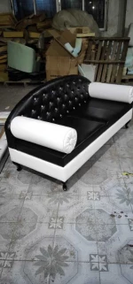 Five Years WarrantyNew Arrival Black&White Wooden High Back Chair