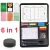 Football Soccer training 6 in 1 coaches tactic board magnetic foldable strategy clipboard coach board with erasable pen