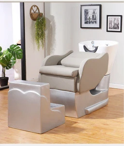 Foshan Great Beauty Hair Salon Massage Spa Shampoo Chair Beds With Basin Salon Furniture