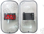France type PC Transparent shield with 110ml pepper spray and sizes 1000*560*(3/3.5)mm