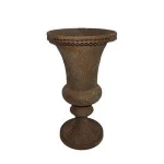 french style classic  trophy shape rustic metal flower pot  vase  flower