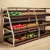 Import Fresh vegetable and fruit supermarket store display fruit and vegetable stand rack gondola shelf from China