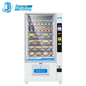 Fruit Salad Vegetable Zoomgu Egg New Snack And Cold Soft Drink With Lift Device Vendor S770 Cupcake Bulk Vending Machine