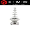 Full stainless steel 6 tiers commercial chocolate fountain machine