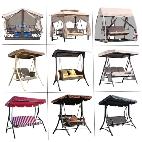 Fun Furniture in Backyard Tent dynamic rocking chair double hanging swing chair swing chair glass