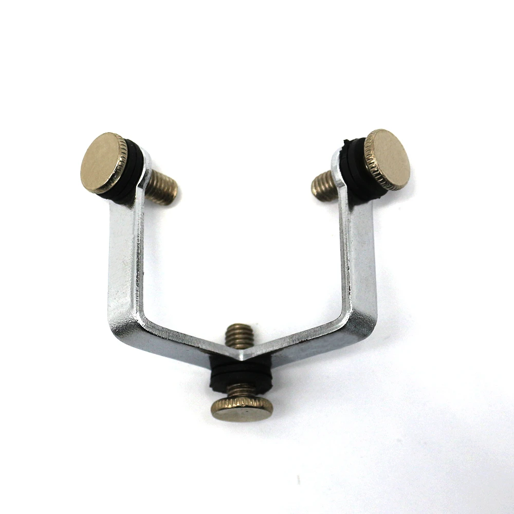 Furniture Hardware Fittings Glass Clamp Claw Glass Laminate Holder Fixed Clamp Cabinet Clamp Three Hole Connector