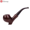Futeng Wholesale Nice Handcrafted High Quality Tobacco Pipes Ebony Smoking Pipe
