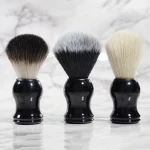 FYD Factory Sales Your Own Brand LOW Moq Cream Badger Vegan Synthetic Mens Shaving Brush