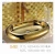 Import G325 Chaozhou factory direct supply ceramic gold color faucet oval shape wash hand art basin from China