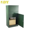 Galvanized steel outdoor lockable powder coating parcel drop box post mounted/brick in, multi color option