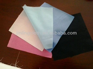Garment Accessories Pocketing and Lining Polyester/Cotton Fabric Bleached White and Dyed