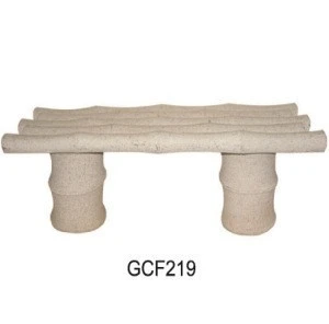 GCF268 Granite Garden Stone Bamboo Design Benches,Antique Stone Garden Benches for Sale
