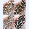 Glitter Crystal Clear AB Mix Size Rhinestone Glass Stone Nails Decoration 3D stamping Art Nails