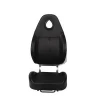 Go kart seat solid black UTV ATV leather seat