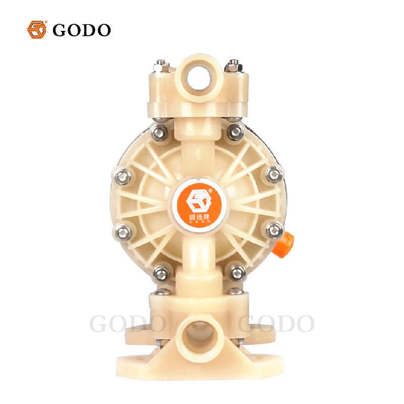 GODO  QBY3-20F  Different Size Pneumatic Double Diaphragm Nitric Acid Alkali Transfer Pumps For Acids