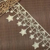 Gold Fringe Star Embroidery Lace Trim Garment Accessories