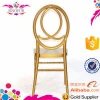 gold resin wedding hotel chair sale