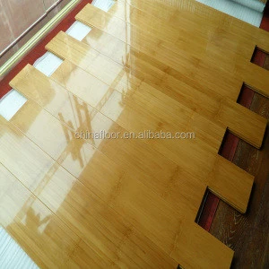 Good quality gloss natural floating bamboo floor