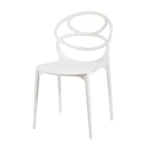 Good quality hotel dining luxury white cafe waiting chair